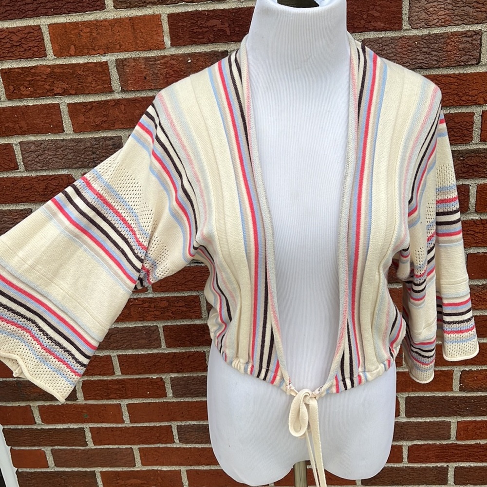 En Creme Tie Sweater